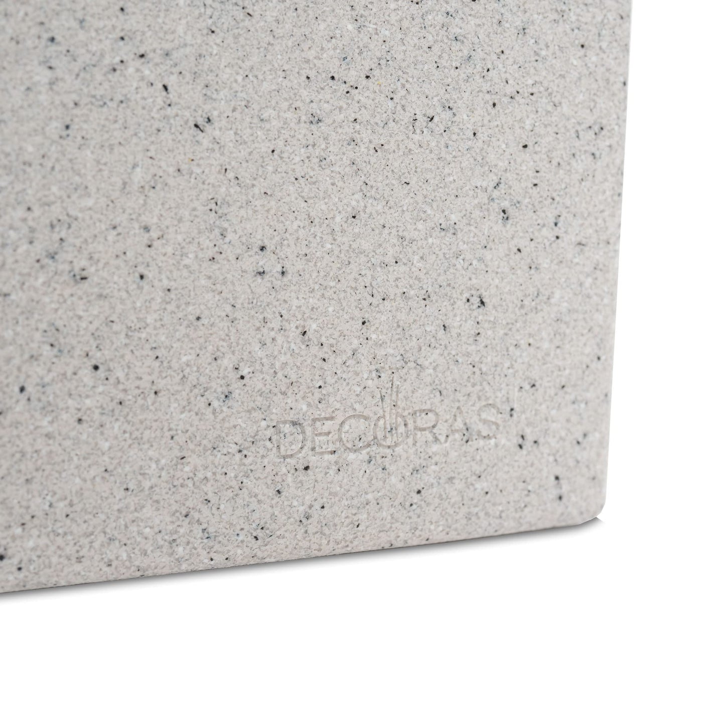 Planter pot CUBO 60 plastic flower pot, 60x60x60 cm (L/W/H), Color: terrazzo matte