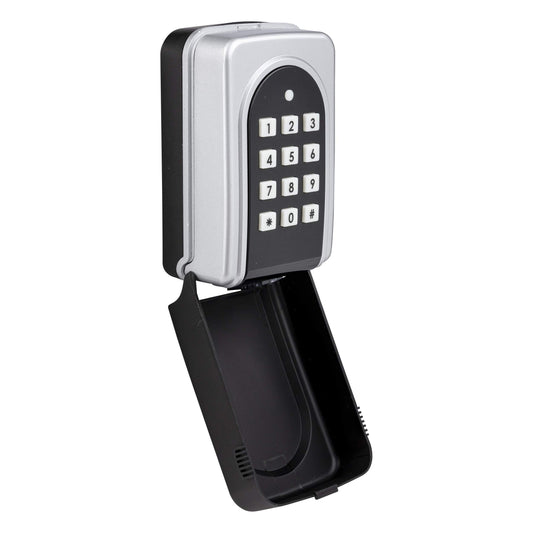 ONVAYA® Electronic Key Box | Key safe with individually adjustable code | Easy wall mounting | Weatherproof metal casing for indoor & outdoor use | Master code