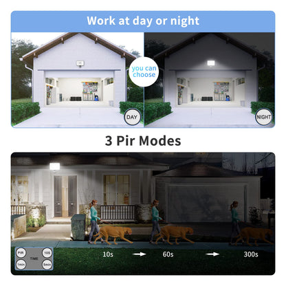 100 watt LED spotlight outdoor light with motion sensor 8000LM 6000K-6500K spotlight white floodlight dimmable outdoor spotlight with remote control IP67 waterproof floodlight for garden garage