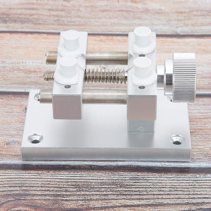 Watch case holder, watchmaker tool set Remover Adjustable watch repair tool Repair clip Vise DIY Sculpture Handcraft Carving Battery replacement tool Watch opener Watch tool.