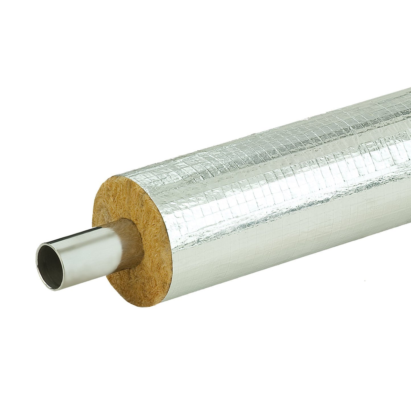 Austroflex 20m stone wool pipe shell with aluminum facing 28mm x 30mm pipe insulation