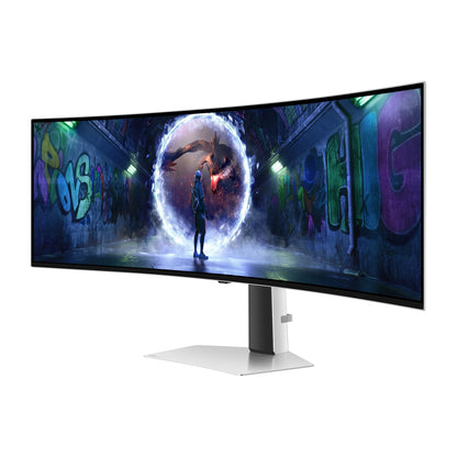 Samsung 49-inch Odyssey OLED G9 G93SD, DQHD (5120 x 1440), Gaming Monitor, PC screen, 240 Hz, OLED Glare Free, 0.03 ms response time, Gaming Hub, LS49DG934SUXEN