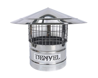 80mm chimney cowl with bird protection stainless steel bird guard for chimneys, chimney cover, chimney cap, fireplace cap, fireplace hood, fireplace cap, chimney cap
