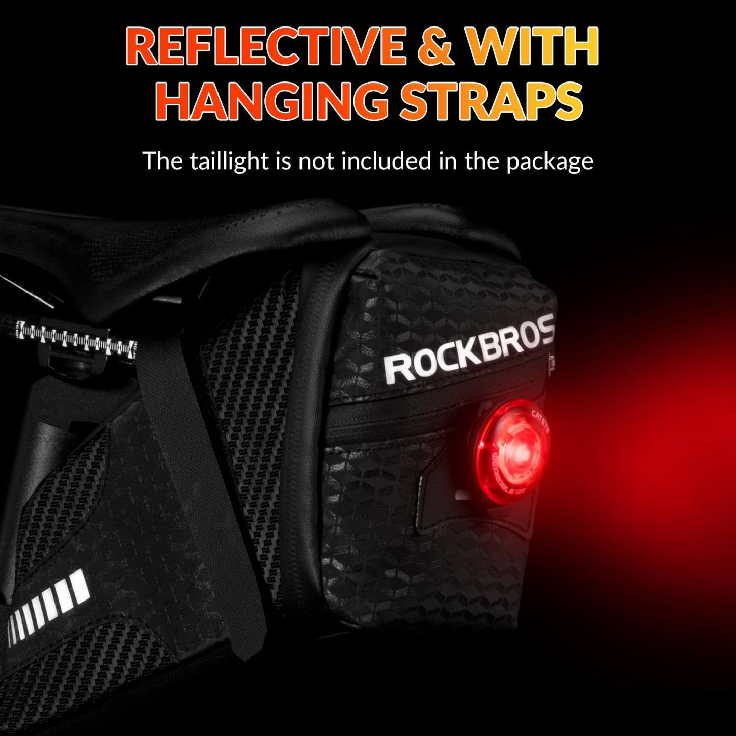 ROCKBROS bike seat bag for MTB road bike folding bike approx. 1.5L