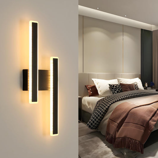 Attractive Indoor Modern Wall Light, 32W 3600LM LED Wall Lamp, Creative Long Parallel LED Wall Light for Living Room Bedroom Hallway Staircase, Warm White|Cool White|Neutral White