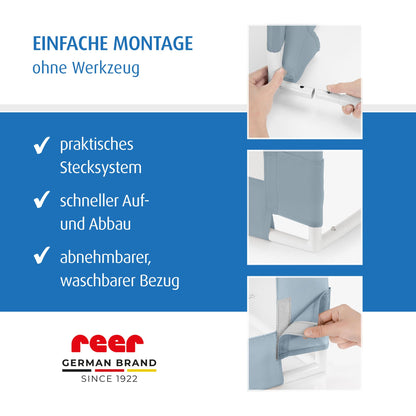Reer Sleep'n Keep, bed guard rail for baby bed, 150 cm length for beds 180-210 cm long.