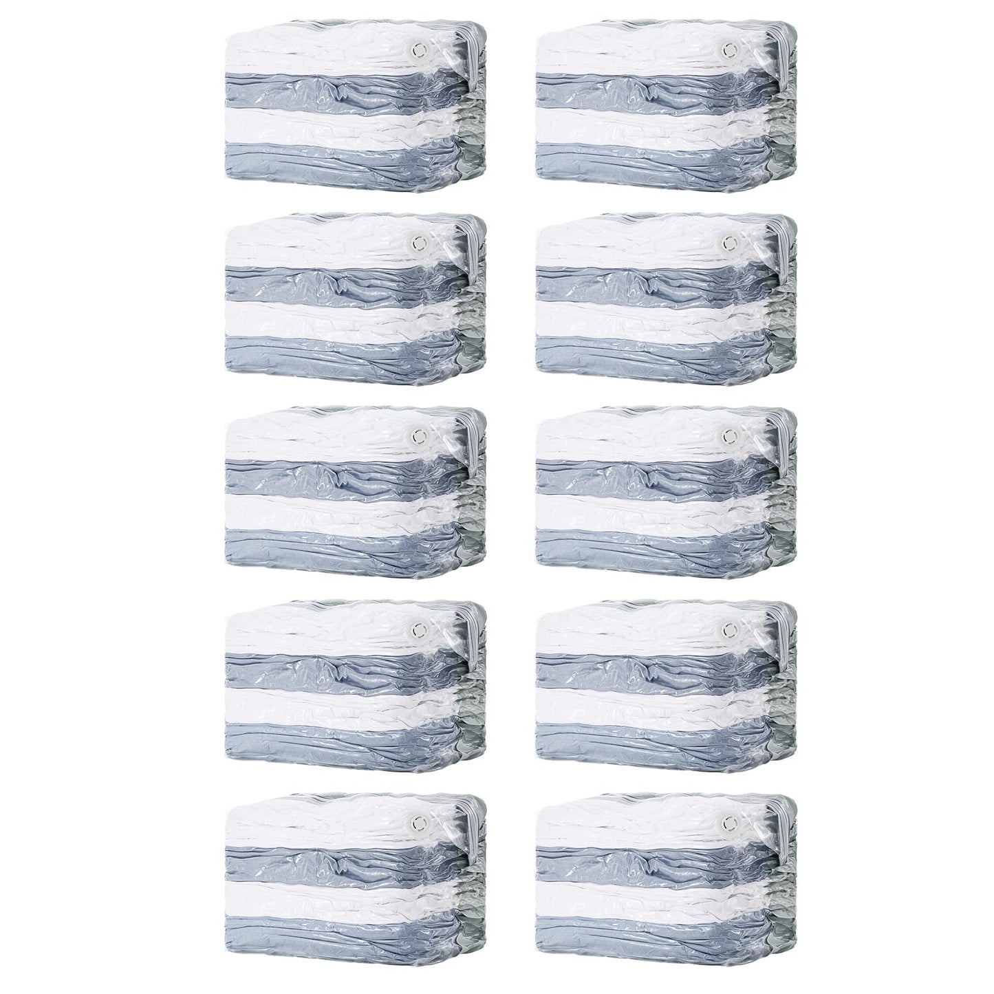 TAILI Cube Vacuum Storage Bags for Clothes, Jumbo 10 Pack (80x100x38 cm), Extra Large Storage Vacuum for Comforters, Blankets, Bedding, Space Saving Vacuum Garment Bags.