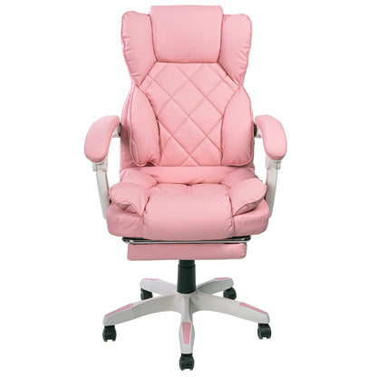 TRISENS Desk Chair Design Office Chair TV Office Chair Executive Chair Relax & Home Office, Color: Pink