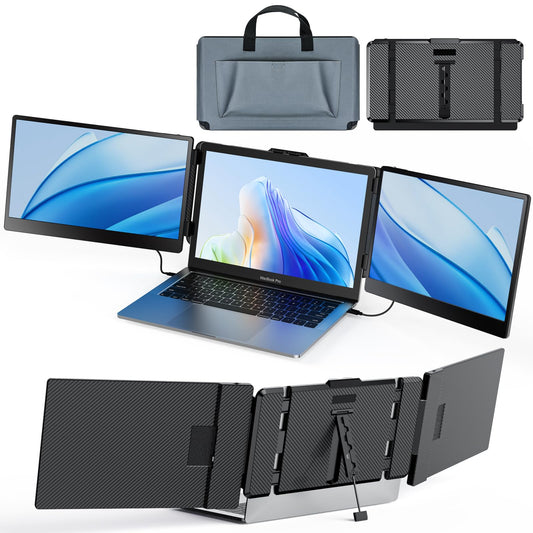 SMISEACOW Portable Monitor S2 - Mobile laptop screen extension 14 inch FHD 1080P portable monitor laptop screen extender HDMI extension