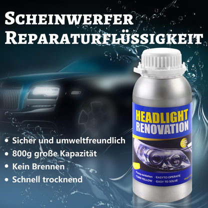 Qunbanty Headlight Restoration Kit, 800G Repair Liquid Headlight Fogging Set, Headlight Repair Kit, Headlight Polishing Set, Headlight Polishing Repair Tool for Yellowing/Foggy headlights.