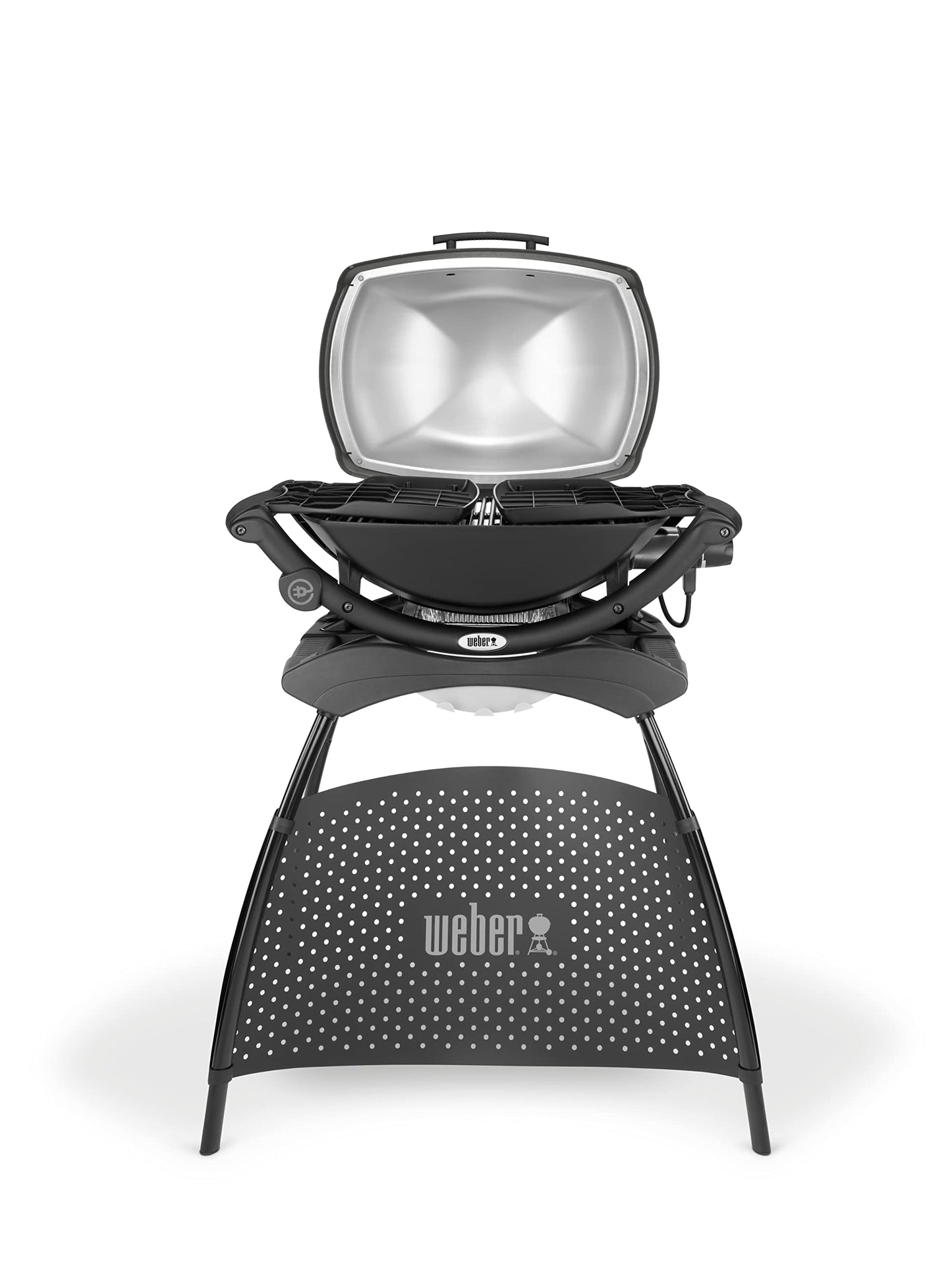 Weber Q 2400 Grill, 2200 W, Gray, rectangular, aluminum, stainless steel, 68 cm l x 130 cm w x 130 cm h