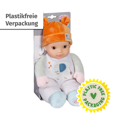 Baby Annabell for Babies Sweetie Sand 30cm, soft 30cm fabric doll with integrated rattle, suitable for newborns, 710722 by Zapf Creation.