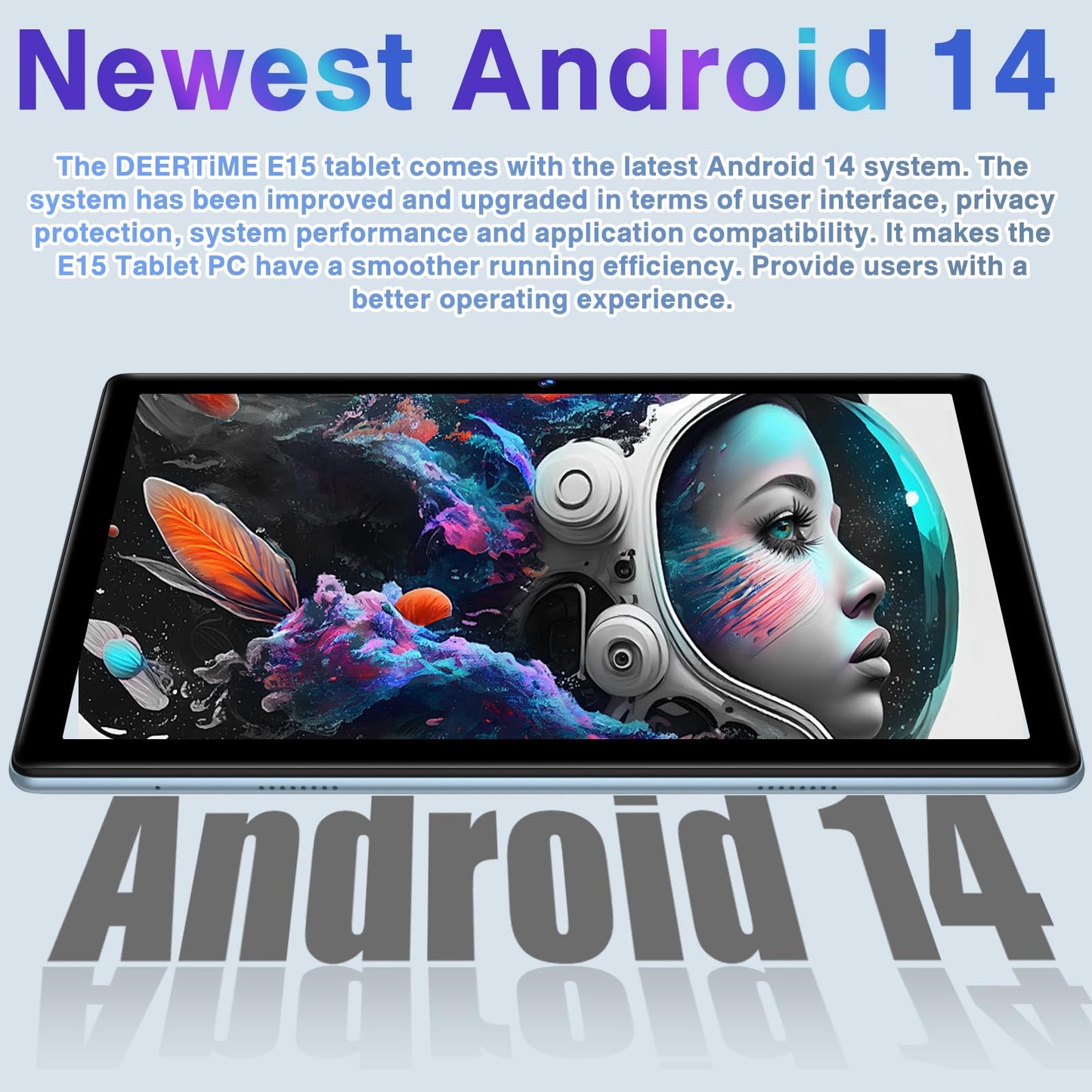 2025 Latest Tablet 10 Inch Android 14 Tablets, 20GB RAM+128GB ROM/TF 2TB, WLAN 6, 5G+2.4G WLAN,8-Core,WideVine L1,1280*800 FHD IPS,6000mAh,8MP+5MP,BT5.0,GMS Tablet With Keyboard and Mouse - Blue
