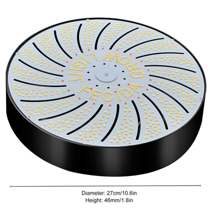 FECiDA LED Plant Lamp UFO1000, dimmable, growth lamp for indoor plants, plant lamp, seedling plant lamp, flowering.