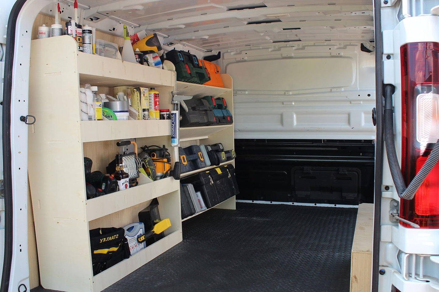 VANIFY - Compatible with Renault TRAFIC L2 2015+ vehicle equipment, vehicle shelves, tool box, and rear shelf