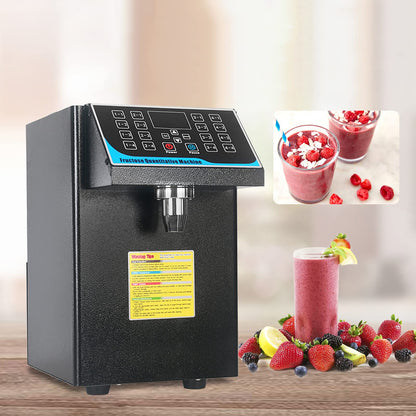 7.5L Fructose Quantitative Dispenser Machine Bubble Tea Fructose Dosing Machine Fructose Dispenser Syrup Dispenser Stainless Steel Fructose Outlet Sugar Dispenser for Milk Tea Coffee