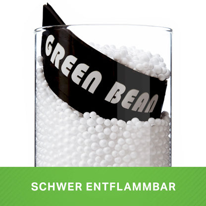 Green Bean 200 liters High-quality EPS beads from German production for bean bag filling | Styrofoam bead refill pack for cushion filling, nursing pillows, bean bags