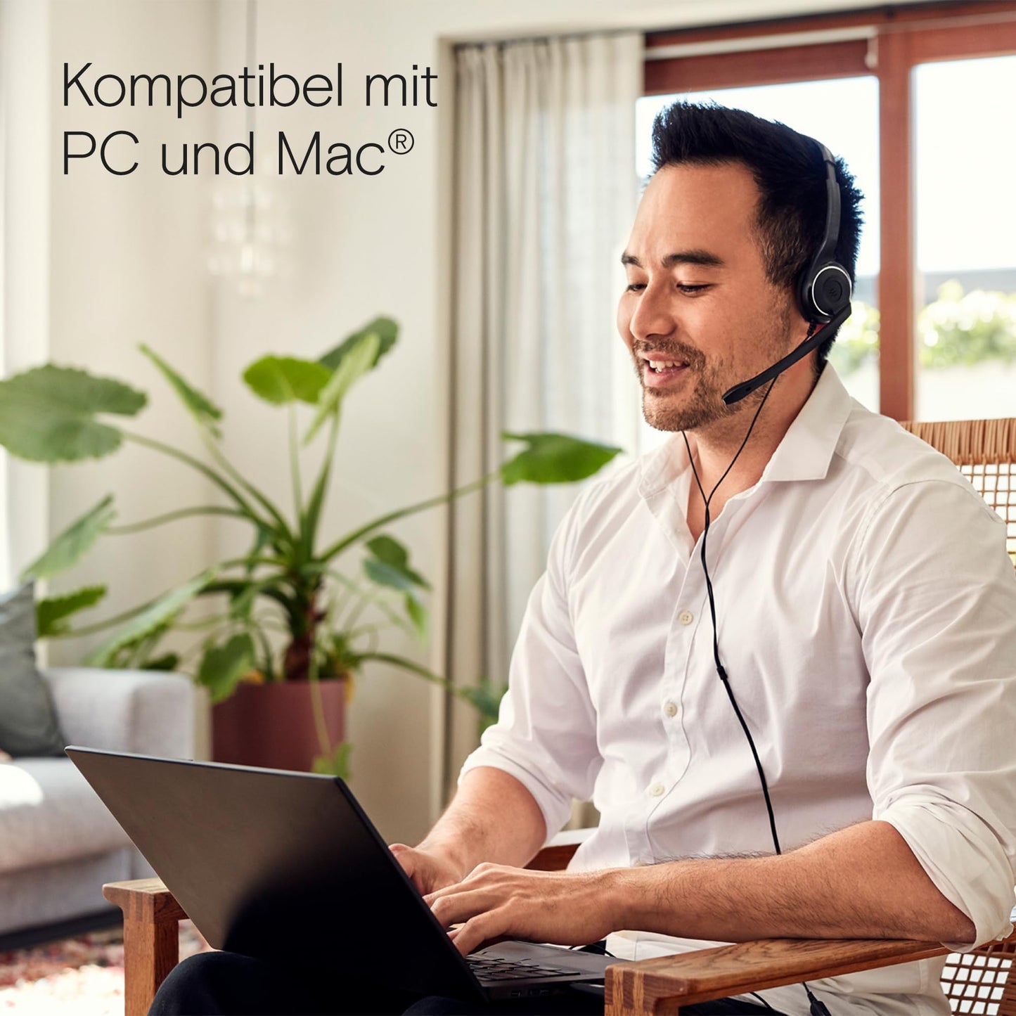 EPOS PC 8 USB On-Ear Stereo Wired Headset with Microphone, Wired Headphones, Inline Volume, Mute, Microphone Noise Cancelling, High Quality, for Laptop, PC, Mac - Online Calls Teaching