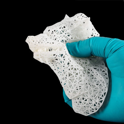 RESIONE F39 Flexible 3D Printer Resin, 405nm UV-Curing DLP LCD MSLA Resin Rubber like TPU like Photopolymer Resin Liquid for LCD Printer- White 1000g