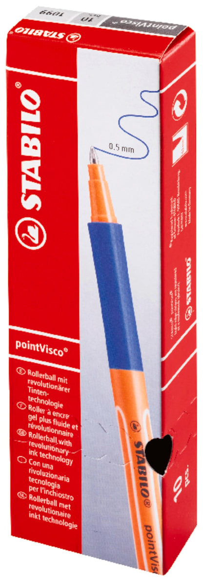 STABILO - Rollerball pen - pointVisco - 10 pack - brown