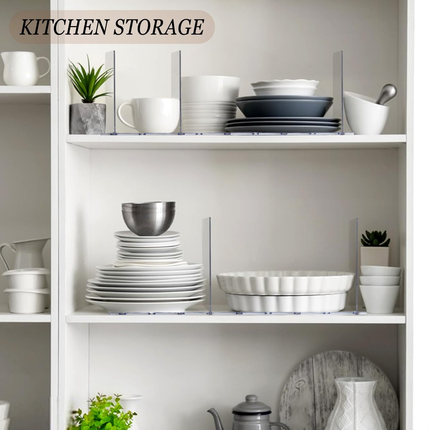 ROLLWAY 5pcs Bags Storage Adjustable Handbag Organizer Bags Closet Handbags Storage Bags Shelf Acrylic Divider Shelf Closet Bag Storage Bag Stand