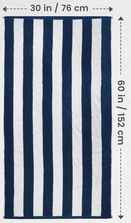 4-pack of Utopia Towels beach towels 30x60 inches, absorbent towels made of 100% cotton (Red, Navy Blue, Gray, Plum)