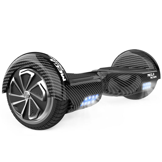 MEGA MOTION Hoverboard, 6.5 inch with Two Wheels Hoverboards for Kids with Bluetooth Speaker - Powerful Motor, LED Light, the perfect gift for kids ages 8 and up
