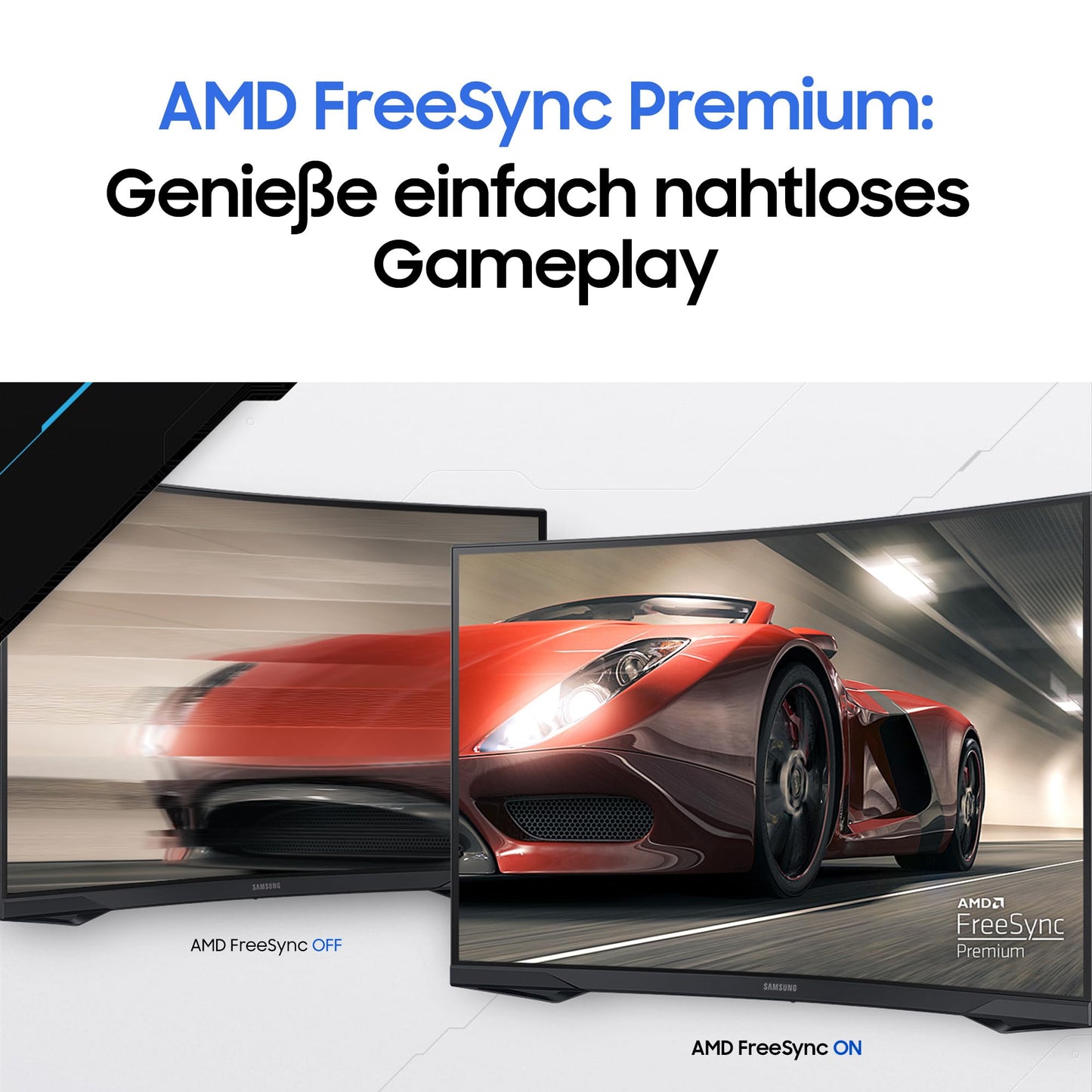 Samsung Gaming Monitor G5 C34G55TWWP, 34 inch, VA panel, UWQHD resolution, AMD FreeSync Premium, curvature 1000R, refresh rate 165 Hz, response time 1 ms (MPRT), black