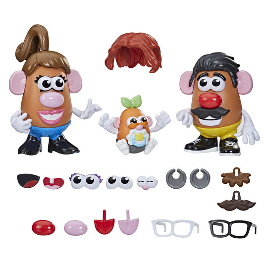 Potato Head My Little Pony Family, toy for kids ages 2+, 45 pieces for fun potato head family.