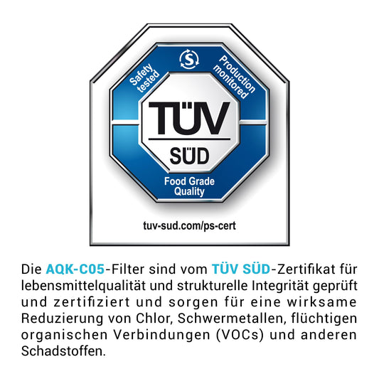 AQUACREST replacement filter for Melitta® filter cartridge, Nivona® water filter cartridge, Melitta® Pro Aqua, Barista, Krups® F088, Nivona® Café Romatica, Bosch®, TÜV SÜD Certified (4)