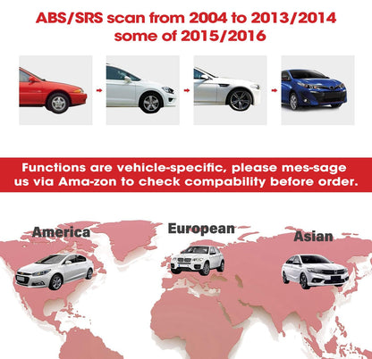 Autel AutoLink AL619 OBD2 Scanner, Car ABS/SRS Diagnostic Tool, Reset ABS Airbag Warning Lights, OBDII Function with Live Data, Ready Test, Advanced from ML619/ML519/AL519.