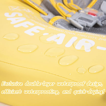 HECCEI Baby Swim Ring, Mambobaby Non-Inflatable Swim Float for Baby, Durable Soft Waterproof Swimming Trainer for Children 3-24 Months.