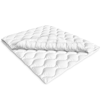 Dormouse 4-season duvet 135x200 cm - made of 2 buttoned-together quilts - adjustable duvet for summer and winter
