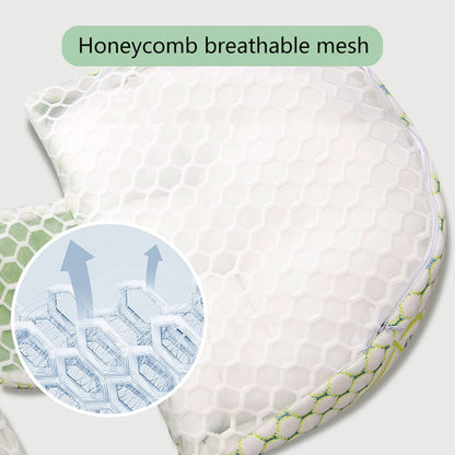 KINGGOO New Pregnancy Pillow for Sleeping, Adjustable, Support for Back, Hips, Legs, Belly for Expectant Mothers, Side Sleeper Pillow with Removable Cotton Cover.