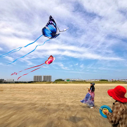 Mint's Colorful Life Butterfly Kite Dragon Kite for Kids and Adults (Pink)