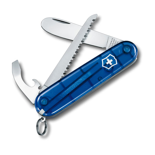 Victorinox Swiss Army Knife for Kids - My First Victorinox. 9 functions, blade without point, screwdriver.
