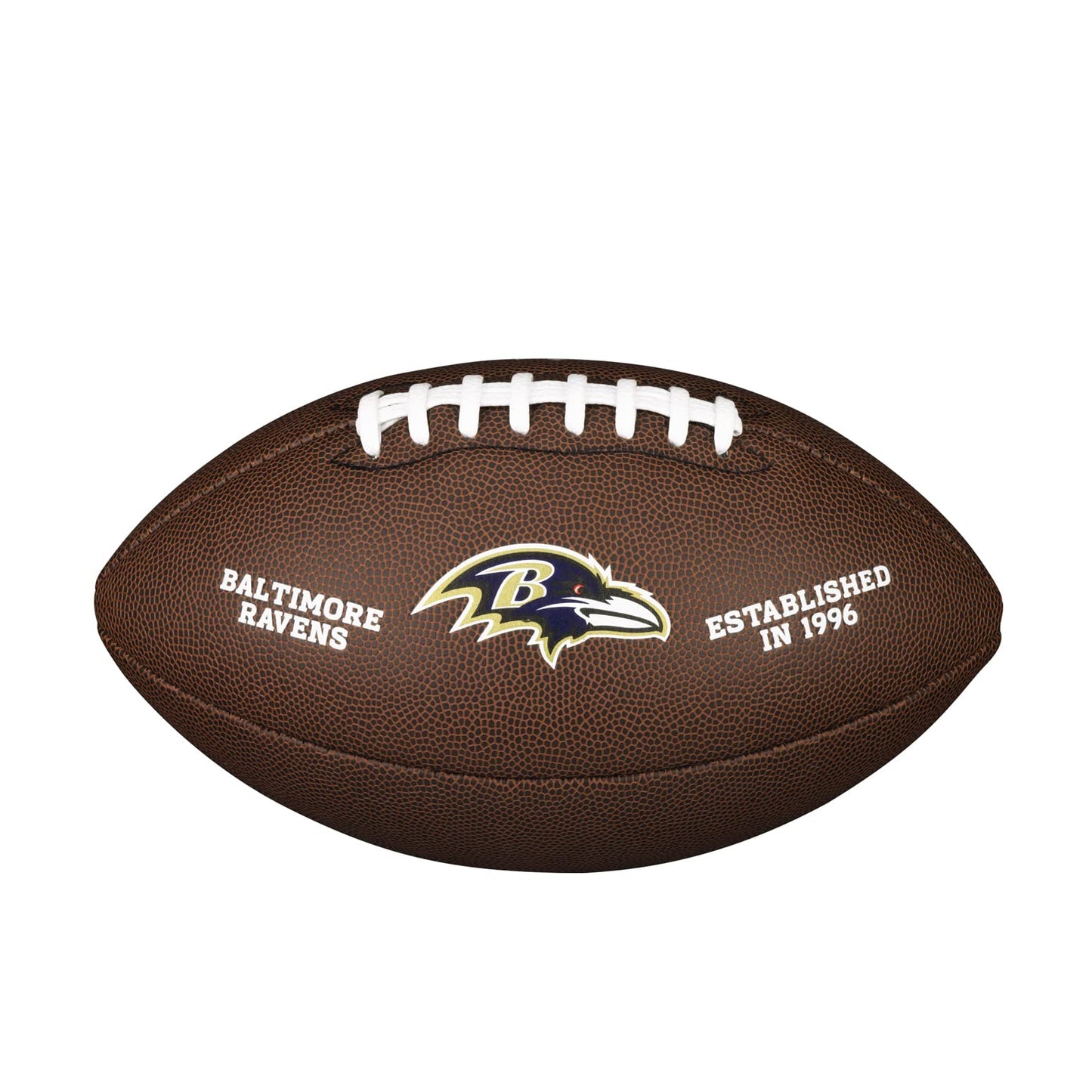 Wilson American Football NFL TEAM LOGO, Official Size, Composite Leather, Baltimore Ravens