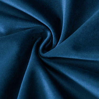 JUSPURBET Navy Blue Velvet Pillow Covers 50cmx50cm 2-Pack for living room couch sofa bedroom Decorative Square Solid Soft Pillowcases with invisible zipper