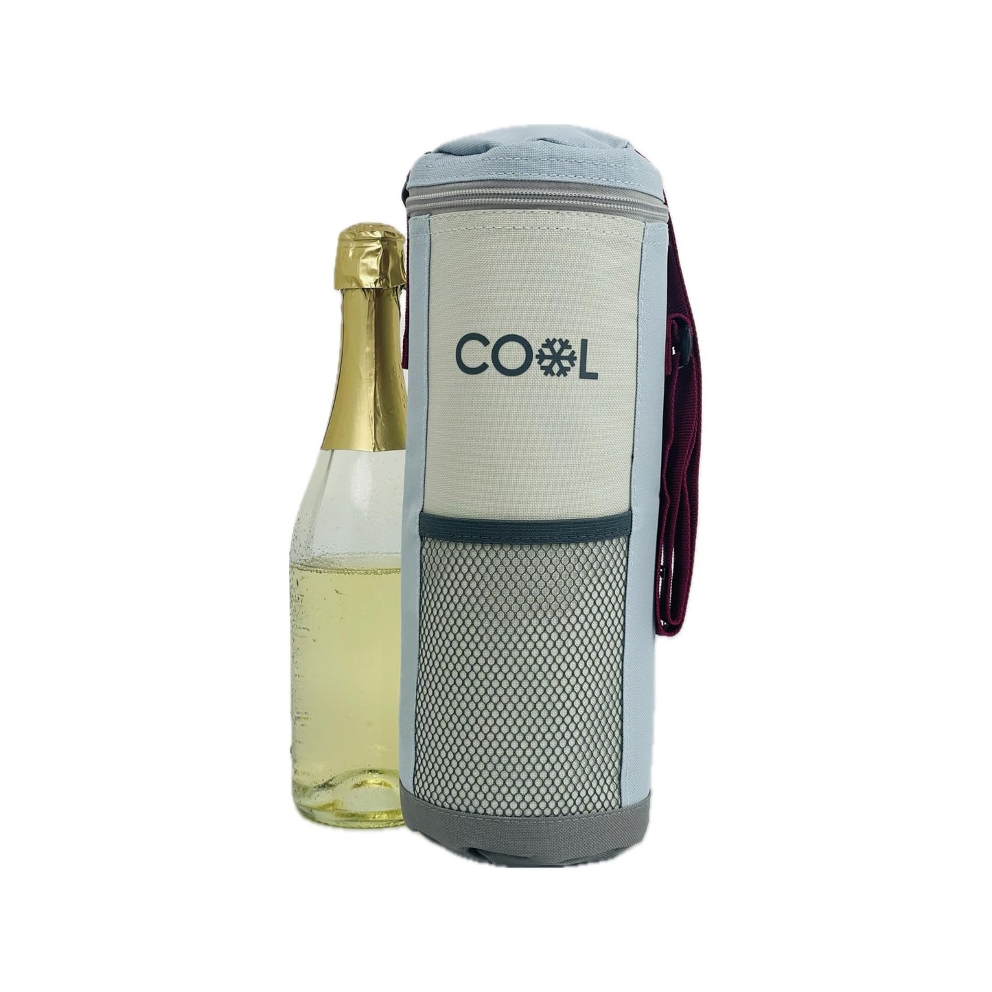 Cooler bag for bottles, fits bottles up to 1.5 L, 12x32 cm, cooler box, cooling bag with adjustable shoulder strap. Small cooler bag for drinks, perfect for outdoor, travel, comes in a set of 3.