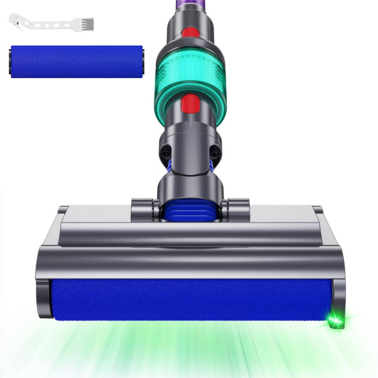 Brush attachment compatible with Dyson V7 V8 V10 V11 V15 vacuum cleaners. Electric floor mop with clean and dirty water tank for pet hair, carpets, and hard floors.