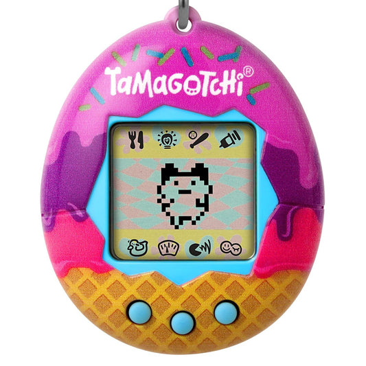 Bandai - Tamagotchi - Tamagotchi Original - Icecream - Electronic virtual pet with color display, 3 buttons and games - Interactive pet in German - Children's toy for ages 8 and up - 42922