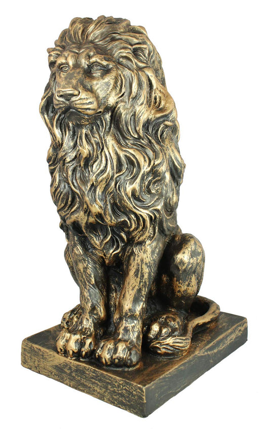 colorful living lion sculpture lion statue decoration lion garden garden lion figurine lion sitting