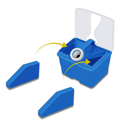 2x FILTER-SET complete (10 pieces) for Pet & Family, Allergy & Family, Multi Clean X8 Parquet, Multi Clean X10 Parq, X7, Thomas Aqua+ vacuum cleaners as an alternative to Thomas Filterset 99 (part no. 787241)