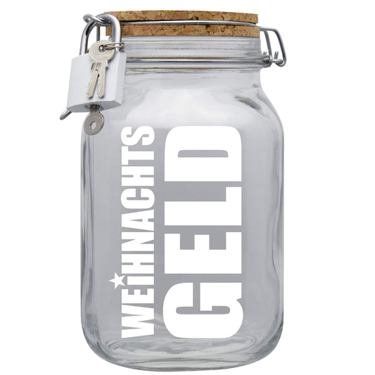 Piggy bank Christmas money gift idea Transparent XL
