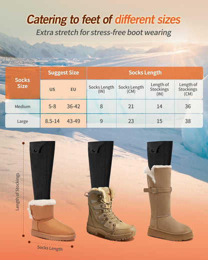 Heated socks, 5000mAh*2 Heated Socks with 3 Temperatures, 360° Large Heating Area Unisex Heated Socks with Battery, Washable Thermal Socks with USB for Skiing, Cycling, Camping, M.