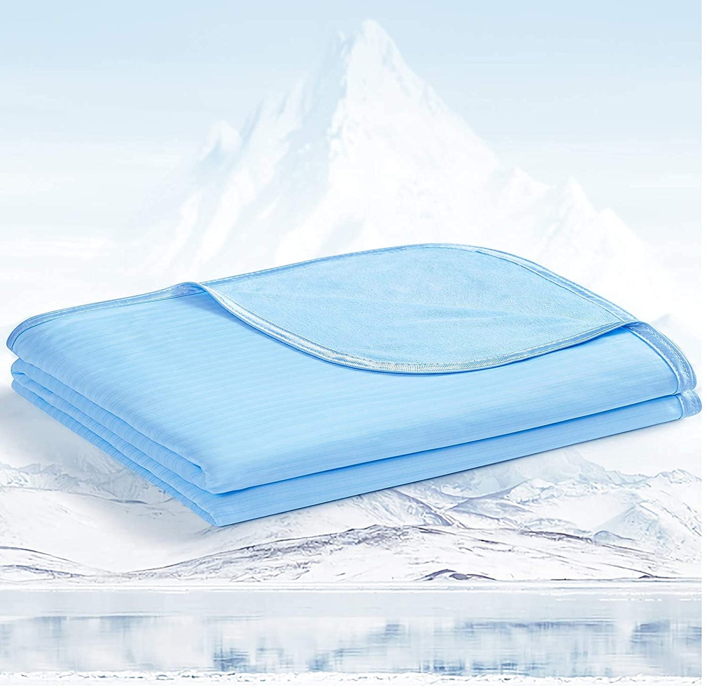 Avoalre Cooling Blanket 150x200cm - lightweight summer blanket with Arc-Chill 3.0, Q-Max＞0.5 Cooling blanket for sleeping, 2 in 1 double-sided Self-cooling blanket for people