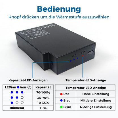 AROMA SEASON Heated insoles with sheep wool battery | Warm heated feet for skiing, snowboarding, hiking, fishing | High heating and battery performance | Shoe sole (Beige, Black, 39 EU)