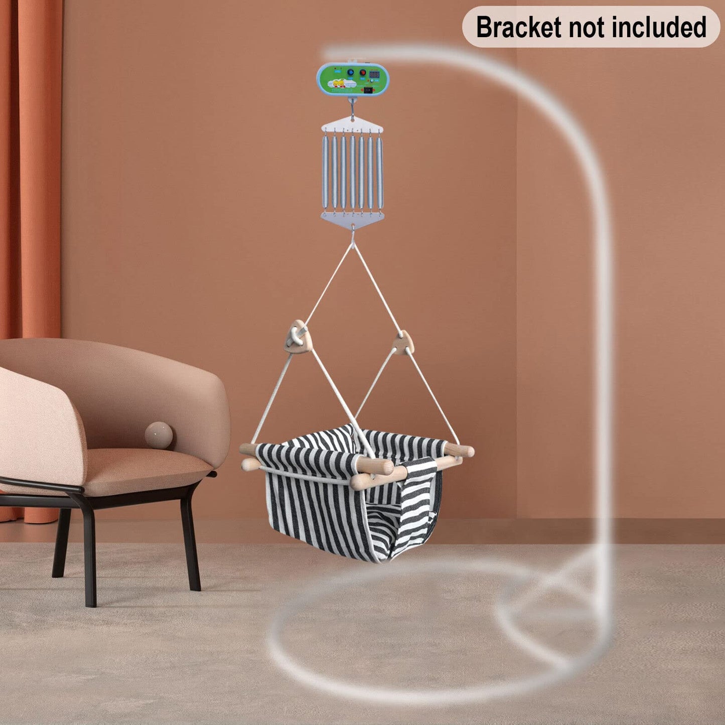 Electric cradle baby rocker controller DC12V cradle baby rocker controller adjustable automatic rocking spring for baby 20KG