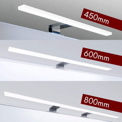 Calf Material for furniture LED bathroom light mirror lamp cabinet light surface-mounted light, Color: daylight white, Length: 450mm
