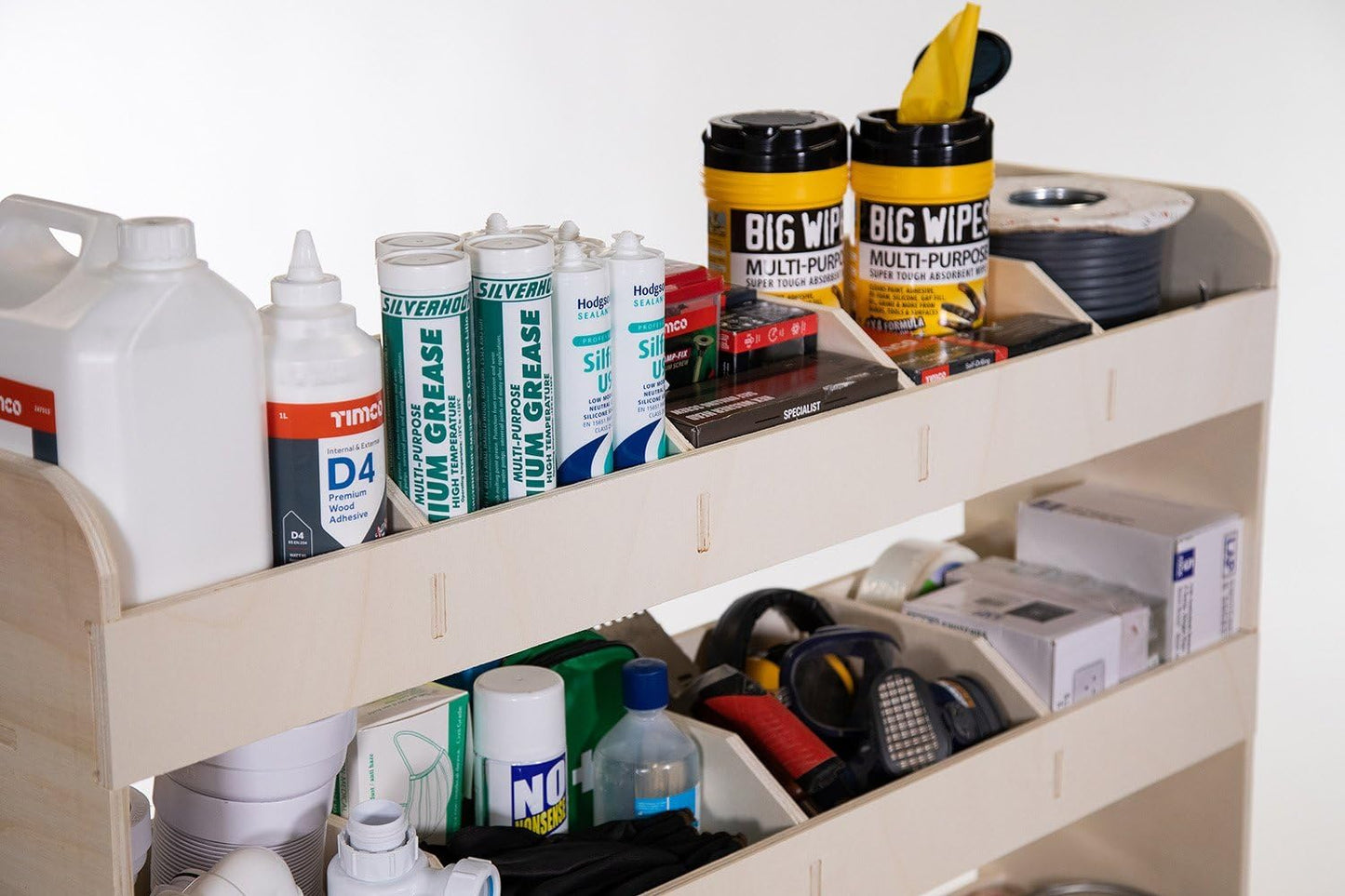 VANIFY - Compatible with Renault TRAFIC L2 2015+ Vehicle Fittings, Vehicle Shelves, Driver Side Rear Shelf